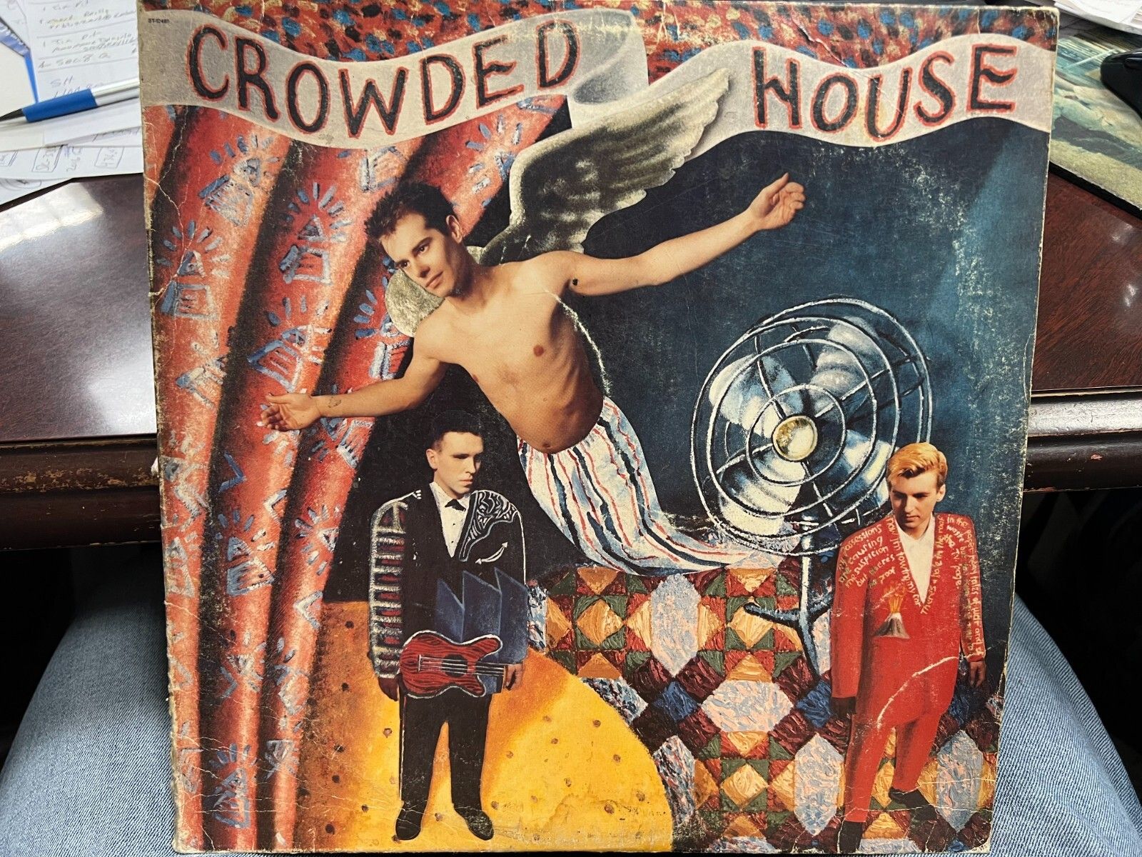 1600x1200 Crowded House Self Titled LP 1986 Capitol Record ST 12485 INNER