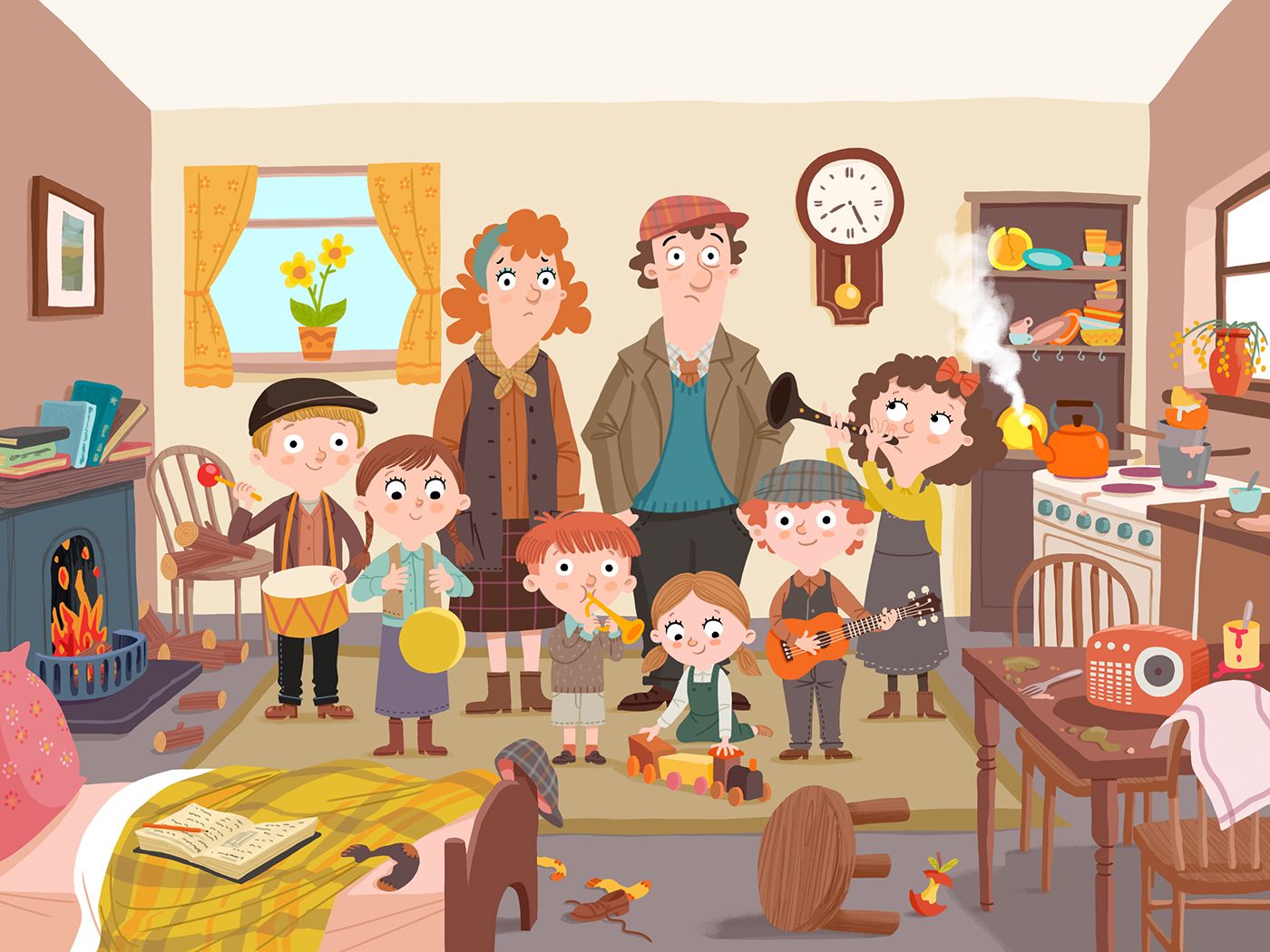 1400x1050 Crowded House (1). Image - Behance