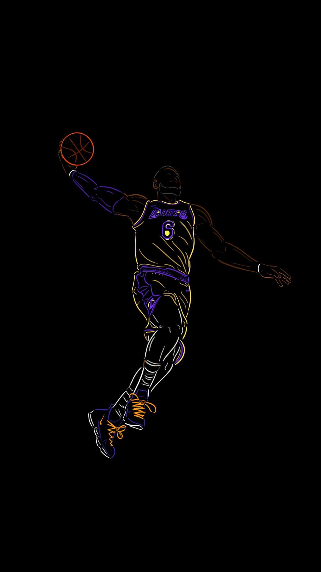 1080x1922 Lebron James Background The Akron Hammer (LeBron James)amoled Wallpaper R Lakers