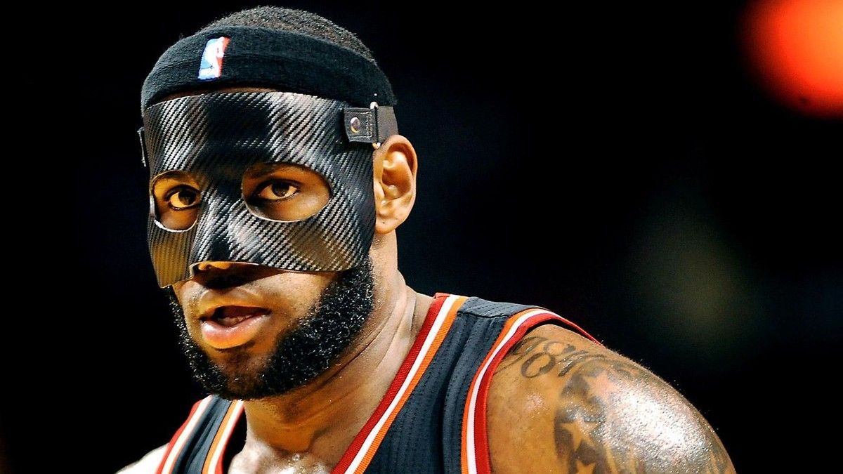 1200x675 Lebron James Black Mask Game 8x10 Picture Celebrity Print