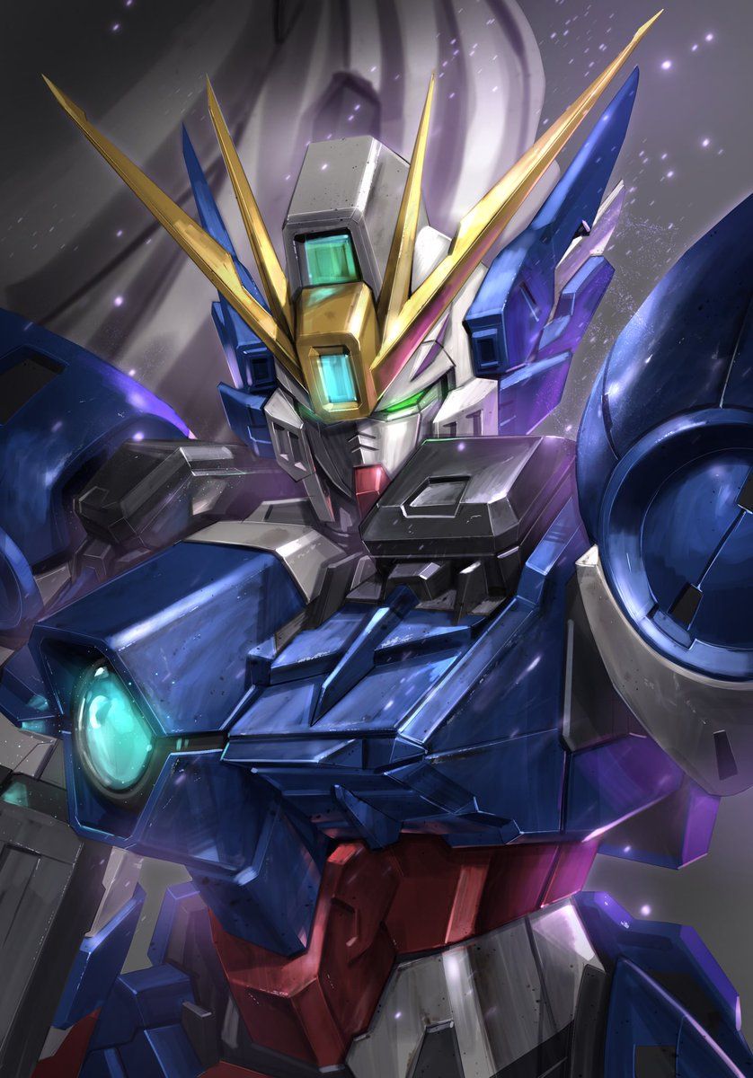 838x1200 Gundam Wing Zero Endless Waltz ✨❄️ (Photo study, kinda)