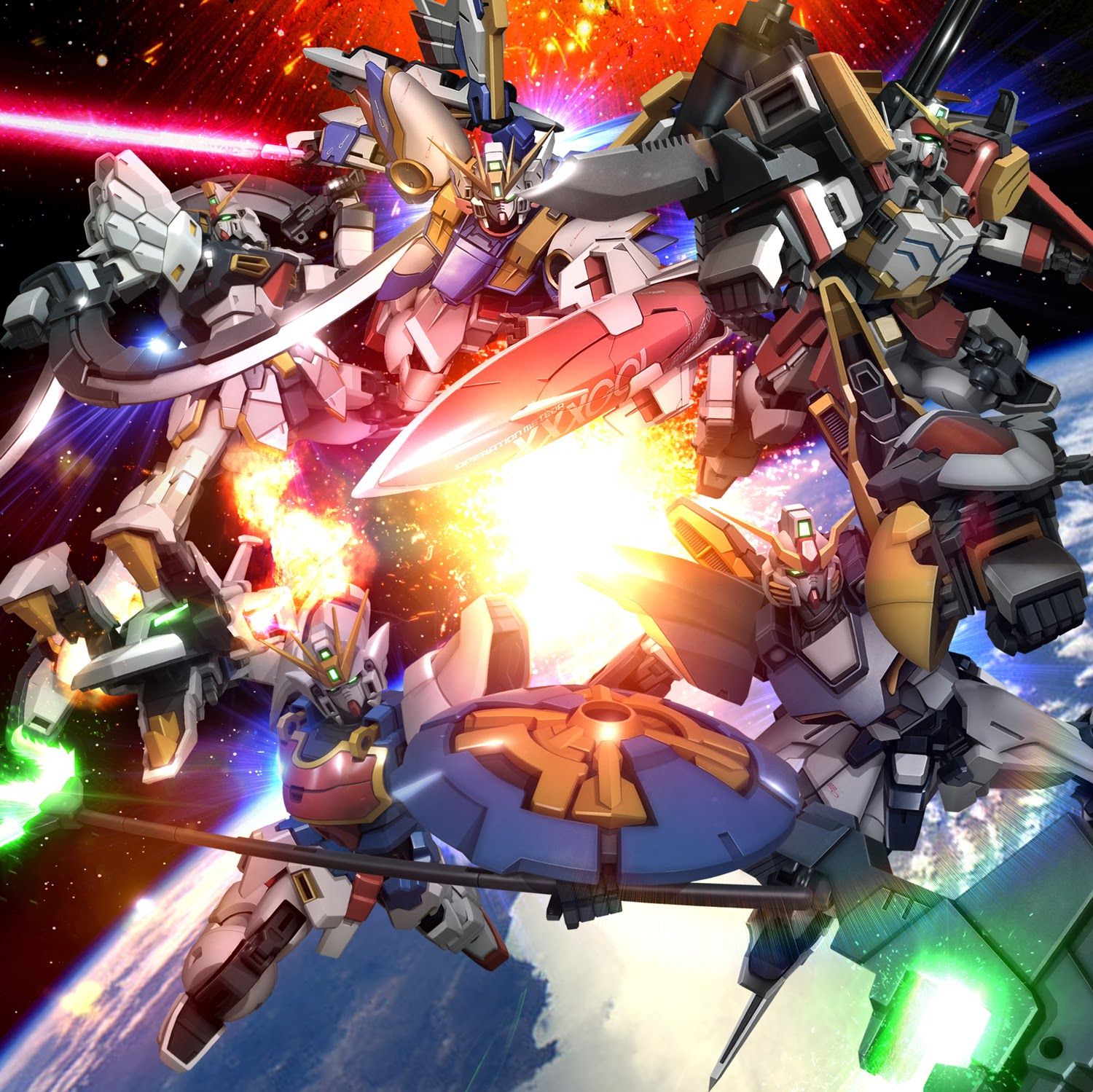 1500x1499 Gundam Wing Endless Waltz Digital Art Image