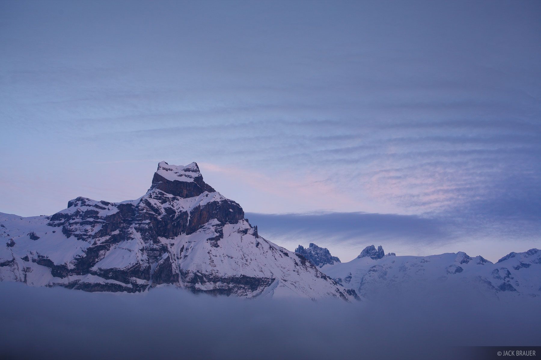 1800x1200 Hahnen Evening. Engelberg, Switzerland. Mountain Photography