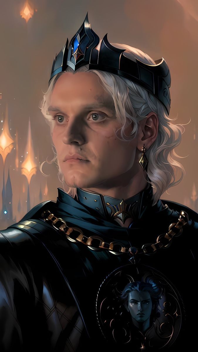 675x1200 Aegon II Targaryen ai art made with Prequel