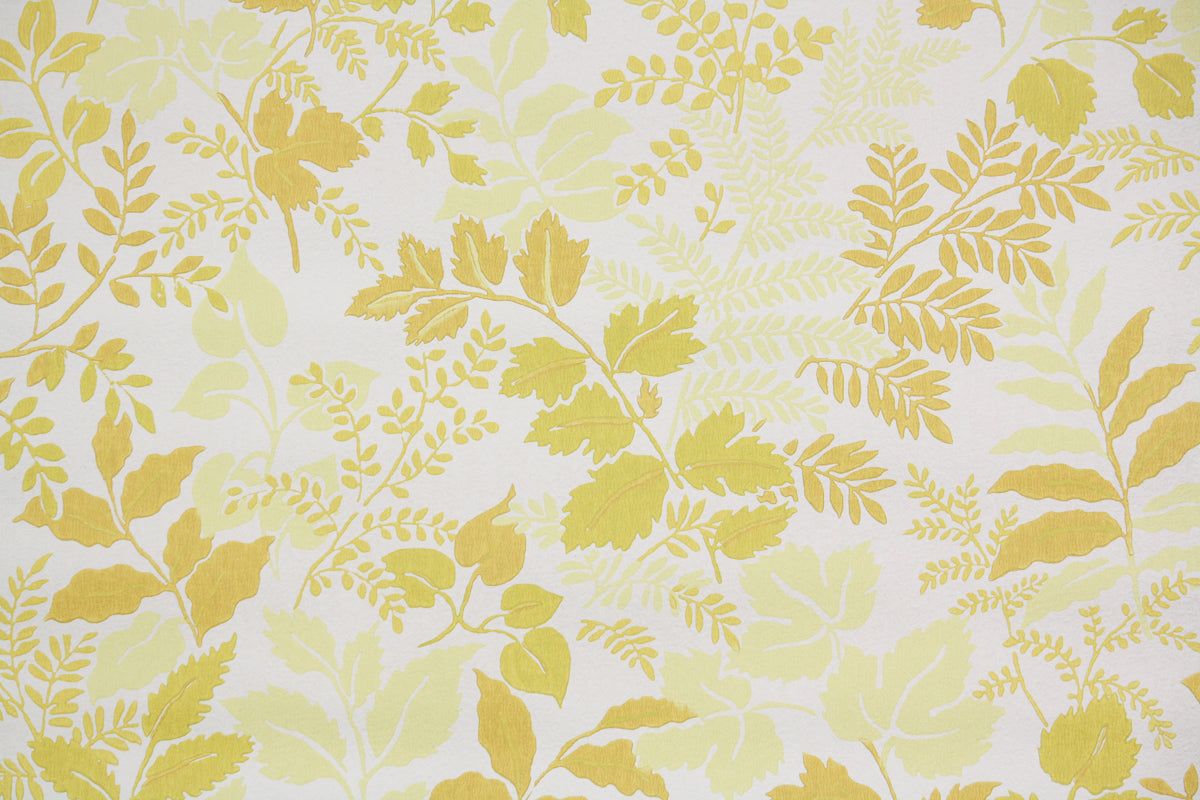 1200x800 1960s Botanical Vintage Wallpaper