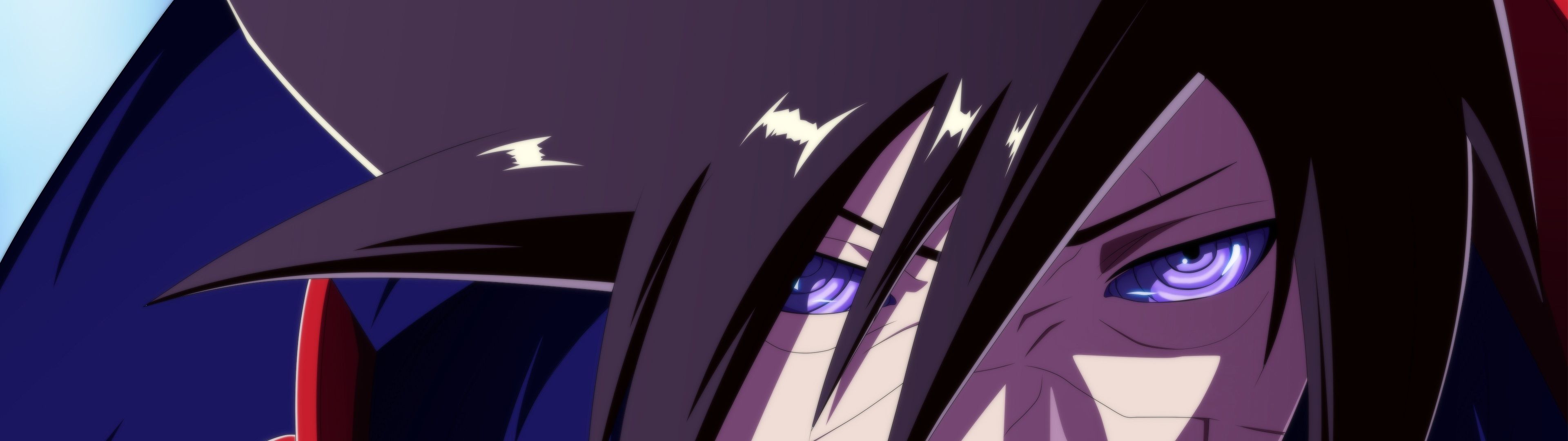 3840x1080 Madara Uchiha Wallpaper 4K, Naruto