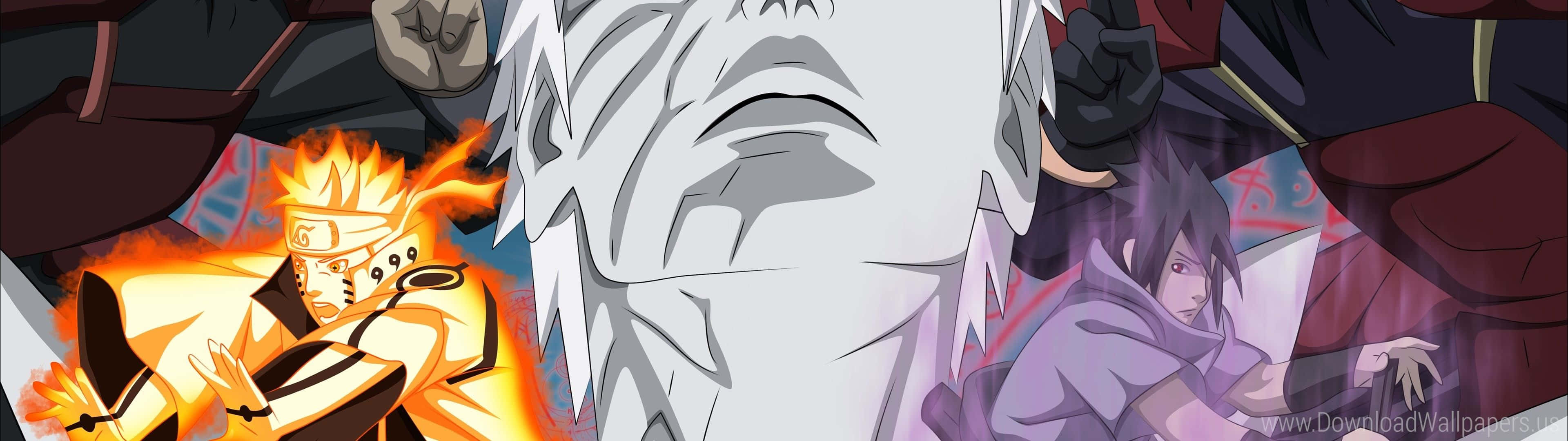 3840x1080 Naruto Wallpaper