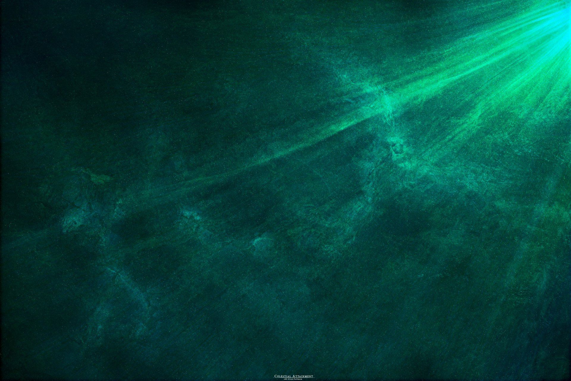 1920x1280 Green Cosmic Light Wallpaperx1500