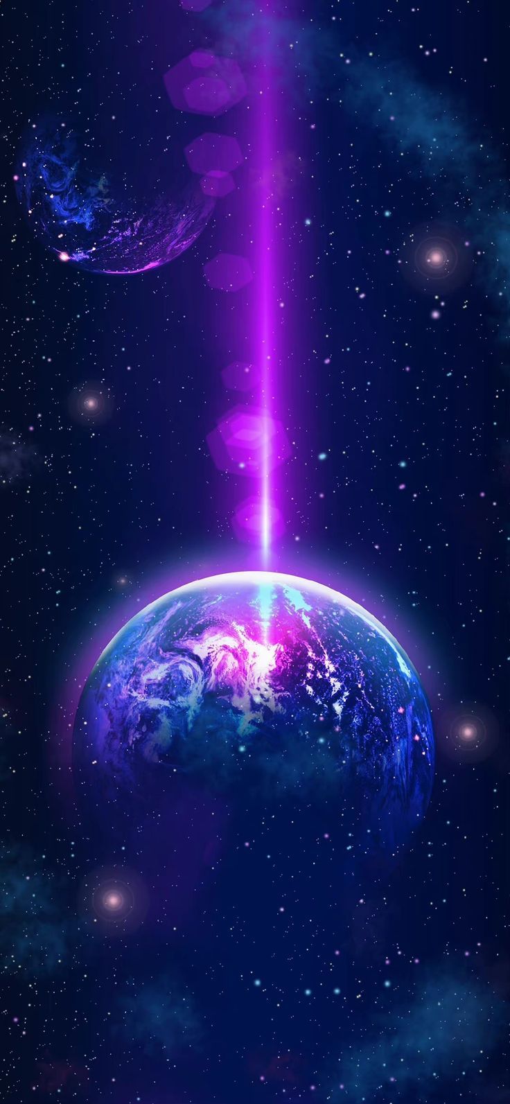 736x1593 Purple Light Earth Wallpaper. Cosmic purple background, Colorful cosmic scenery, Trippy galaxy background