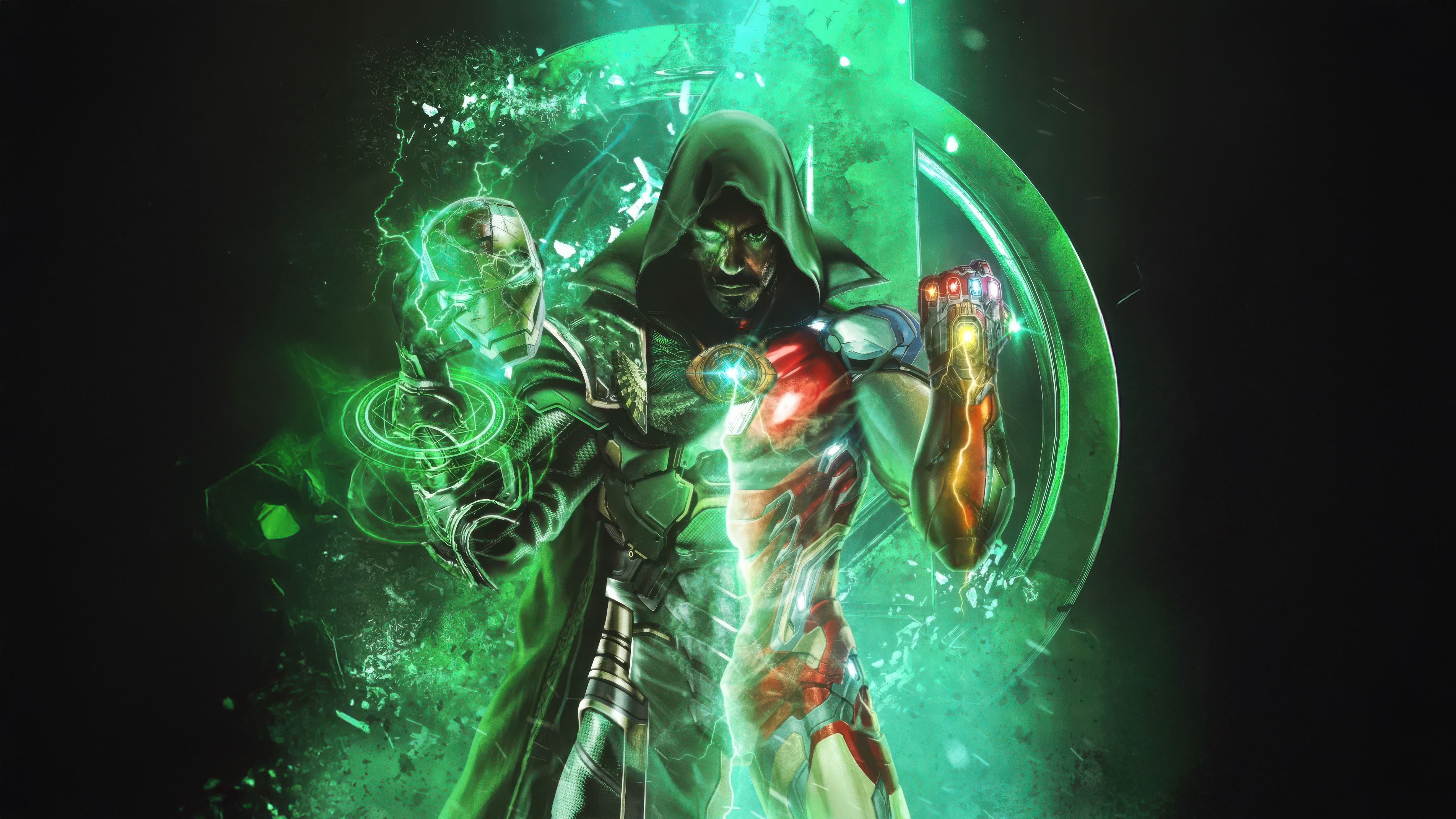 5120x2880 Iron Man Vs Doctor Doom Titans Clash Wallpaper, HD Superheroes Wallpaper, 4k Wallpaper, Image, Background, Photos and Picture