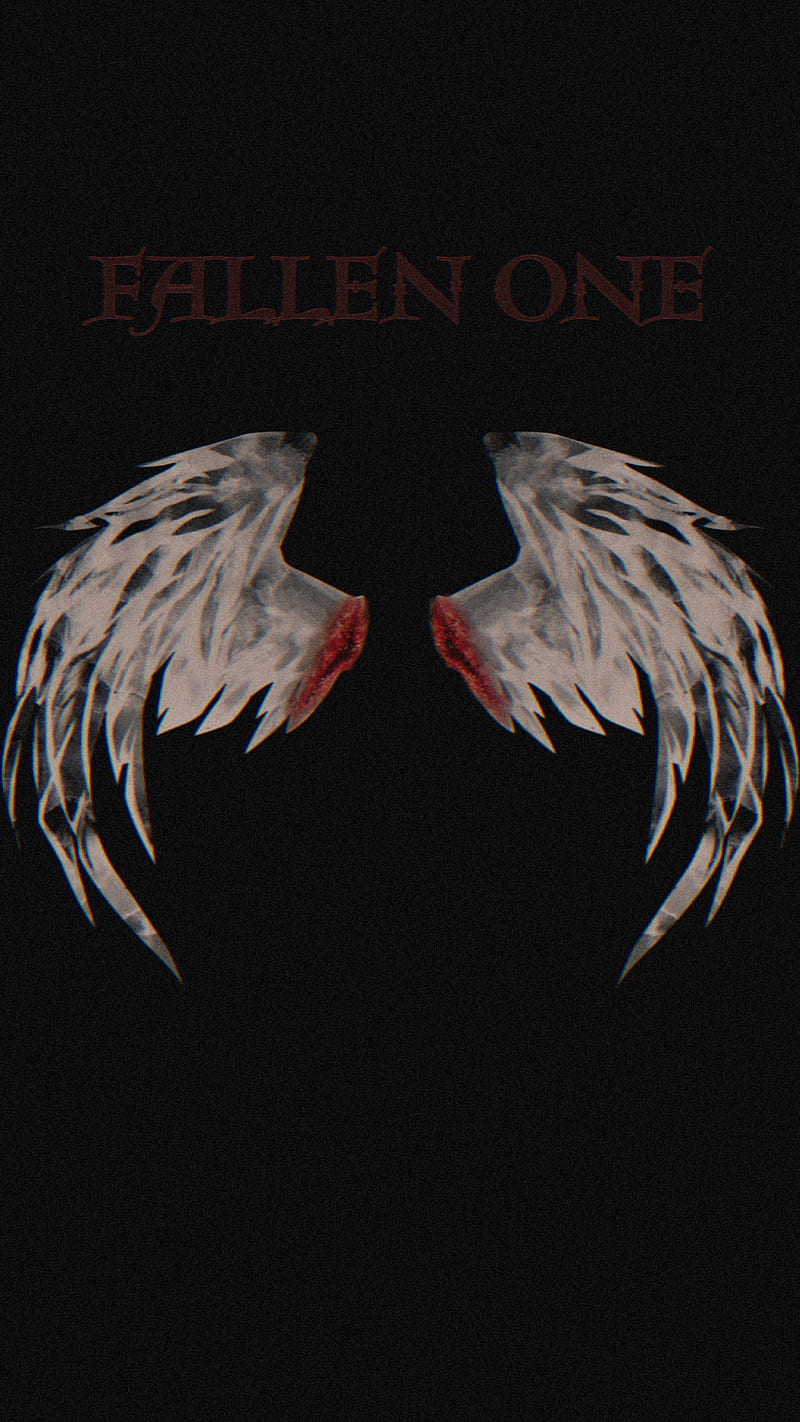 800x1422 FALLEN ONE, art, organism, sad, dark, devil, lucifer, angel, satanic, HD phone wallpaper