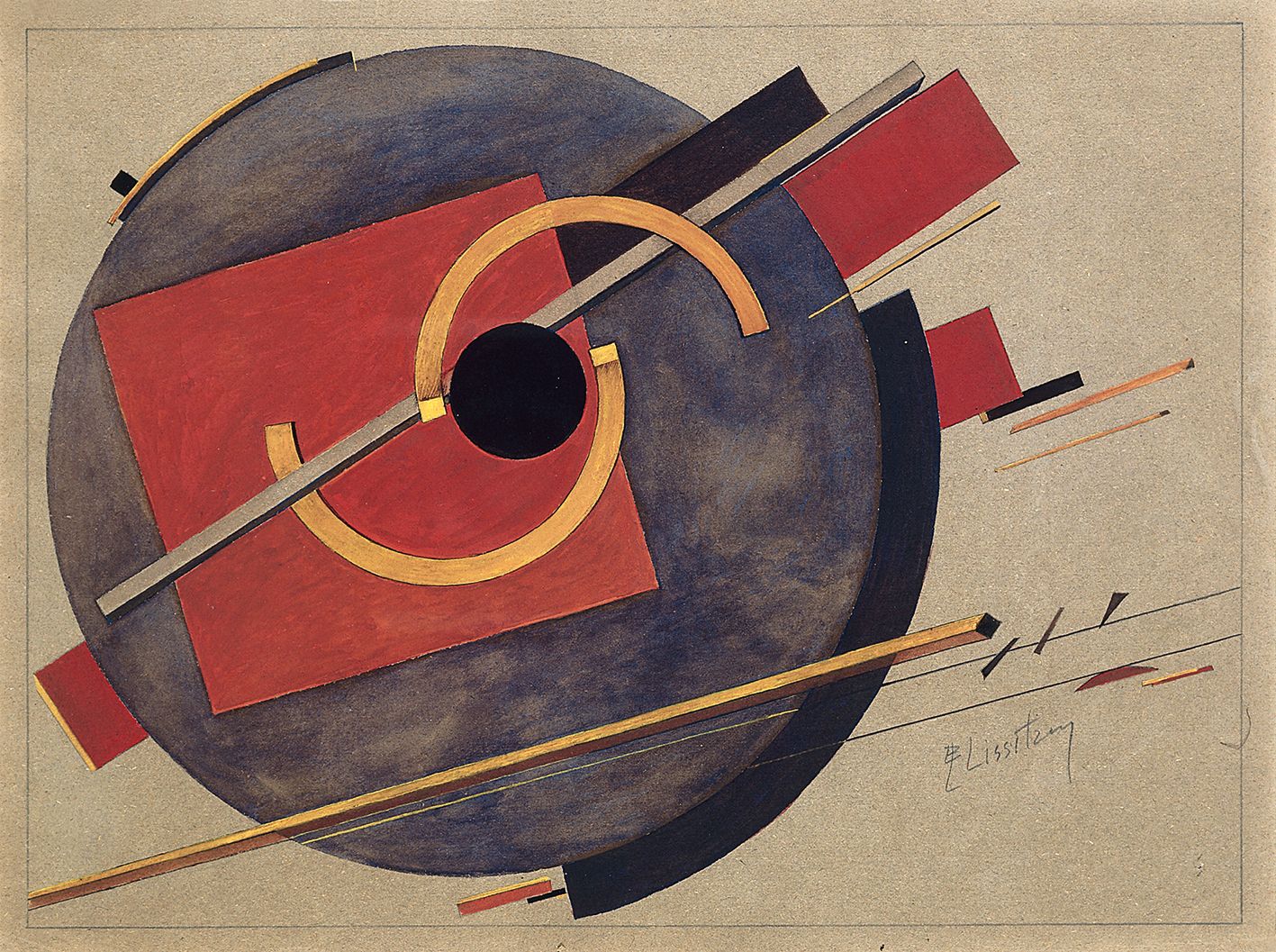 1417x1057 Preliminary sketch for a poster (1920)