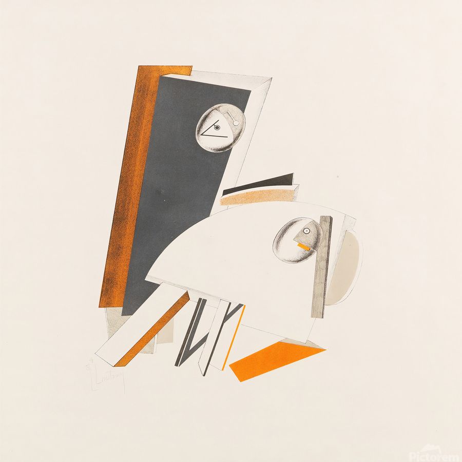 900x900 El Lissitzky Russian 1890 1941 by artvi Wall Art
