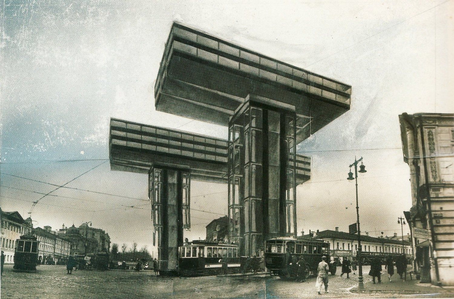 1500x989 El Lissitzky's Vision for a Vertical City: The Cloud Iron Towers