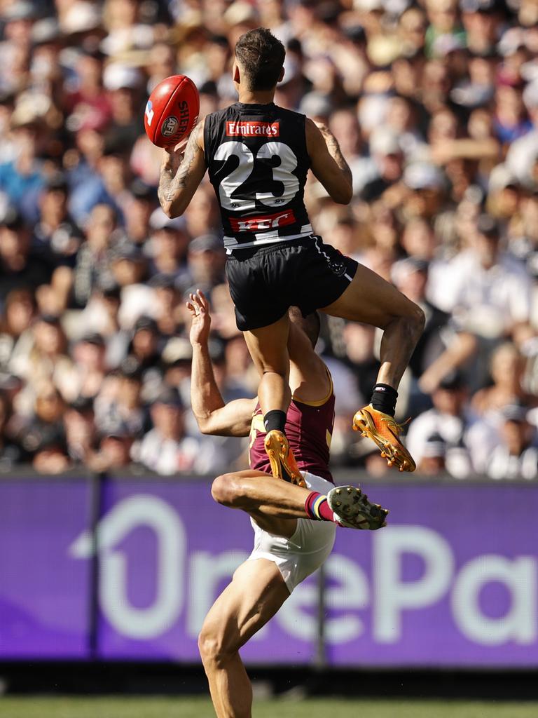 768x1024 Bobby Hill wins Norm Smith Medal: Votes, Norm Smith Medal voting, highlights, AFL Grand Final, Collingwood defeat Brisbane. The Courier Mail