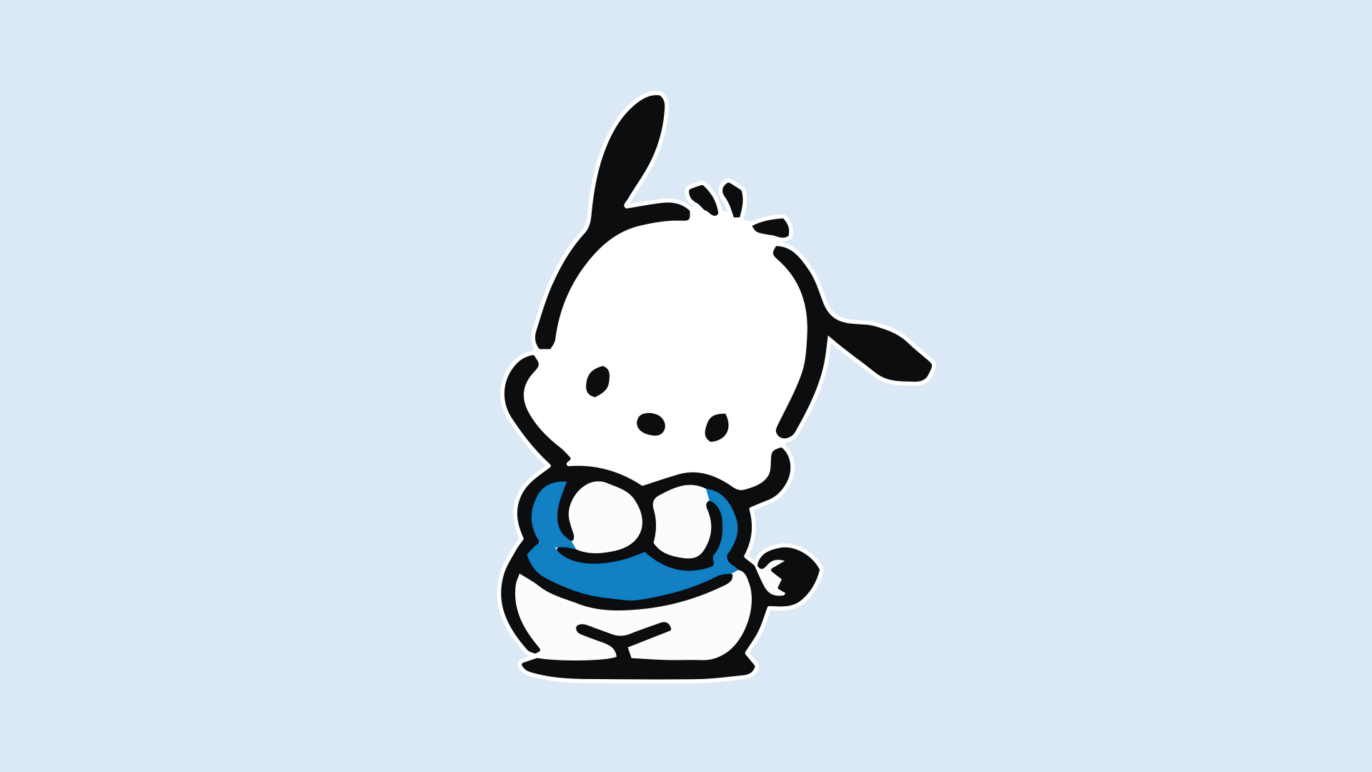 1920x1080 Pochacco Wallpaper 4K, Minimalist, 8K, Cute cartoon, 5K