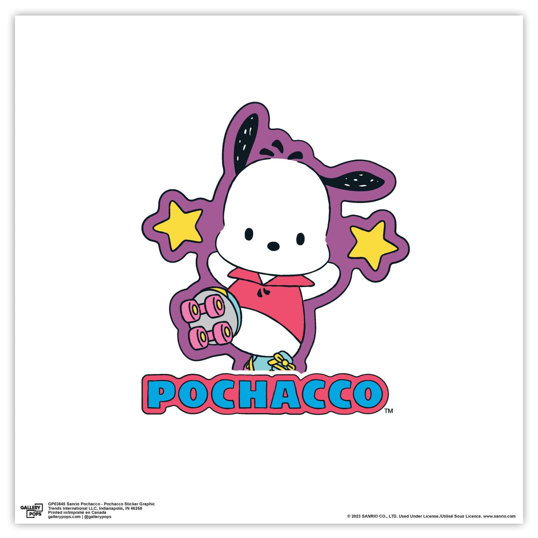 1800x1800 Gallery Pops Sanrio Pochacco Sticker Graphic Wall Art, Unframed Version, 12 x 12 Business Supplies