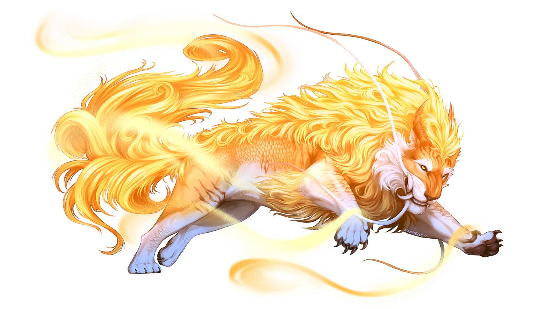 1920x1080 Lion Gold Painting Minimalism, HD Artist, 4k Wallpaper, Image, Background, Photo and Picture