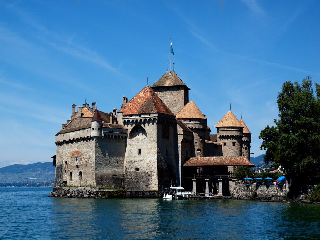 1024x768 Chillon Castle History Encyclopedia