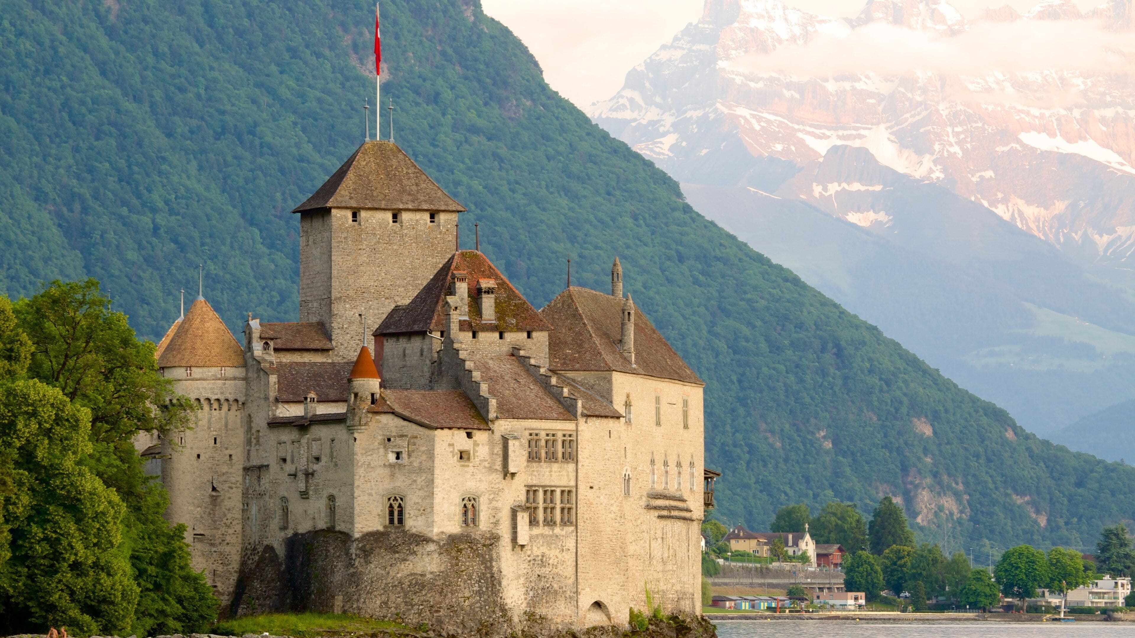 3840x2160 Chateau de Chillon Tours