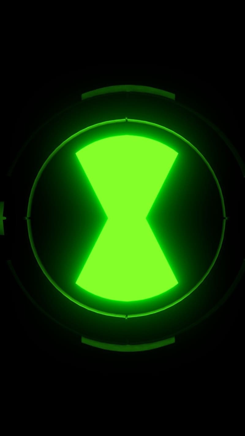 800x1421 Ben 10 Watch, ben watch, cartoon, animated, green, neon, HD phone wallpaper