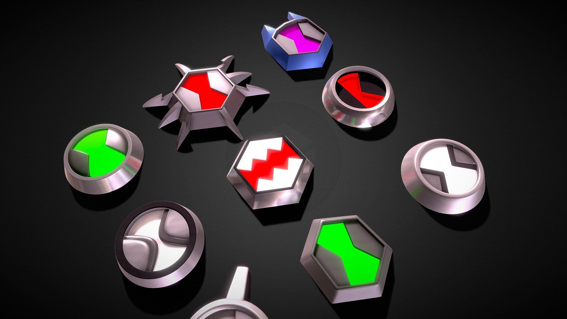 1920x1080 Ben 10 Omnitrix Badges Logo model by Ak Creations [22982dd]