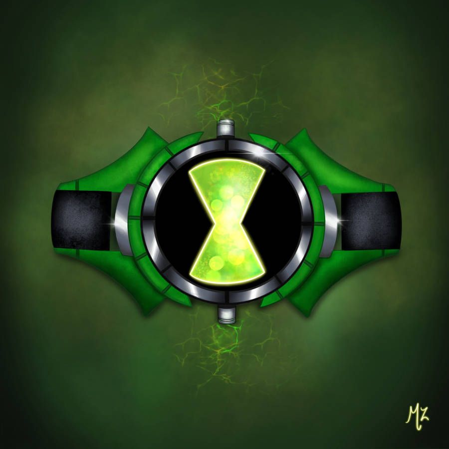 900x900 Ben 10 Omnitrix Full View From The Top Wallpaper