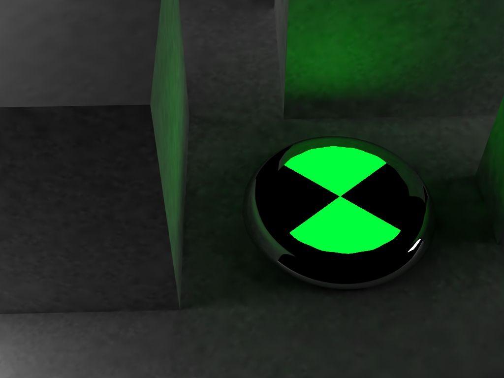 1024x768 Omnitrix Logo