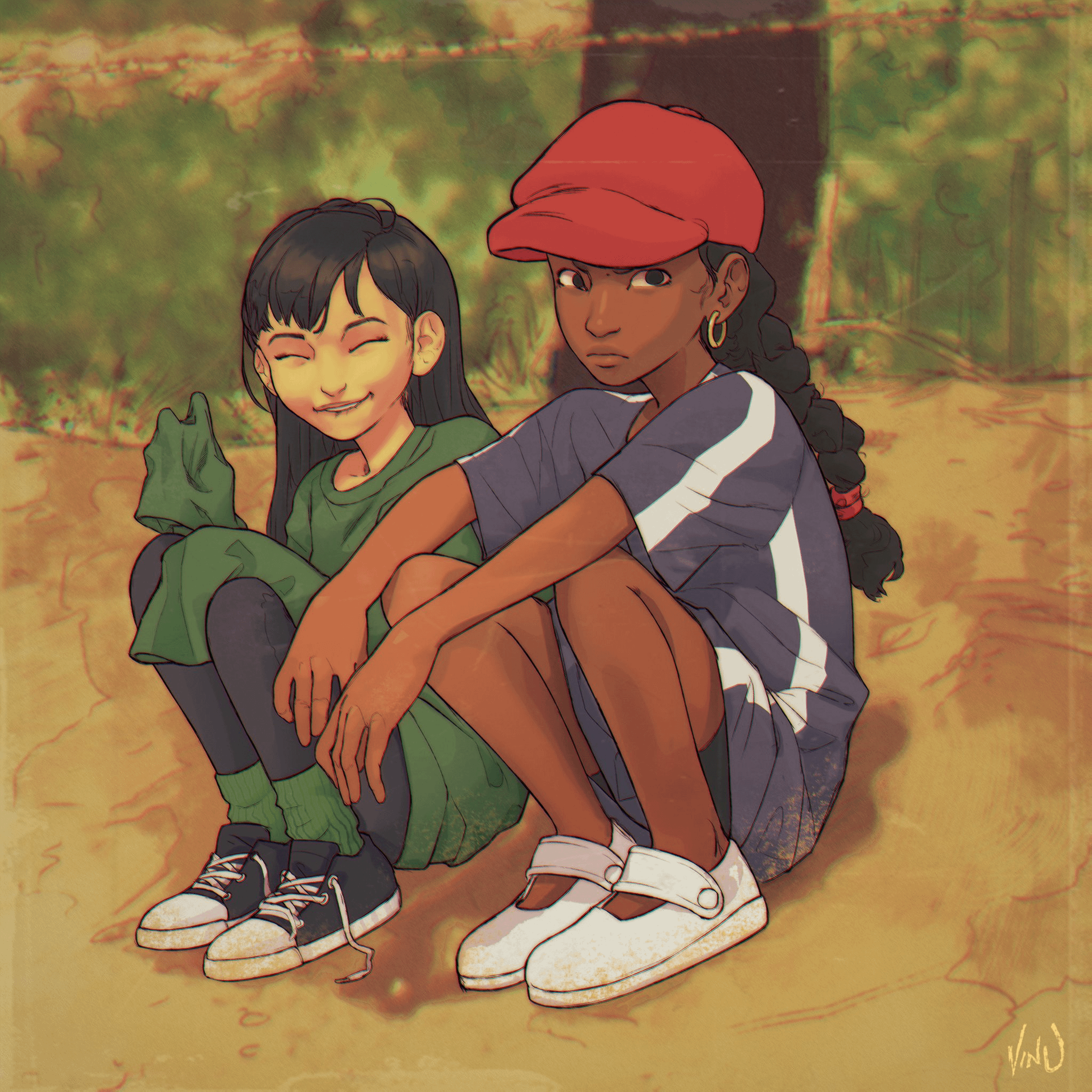 2048x2048 A Turma do Bairro × Clube da Esquina (por @VeridisCouraged)
