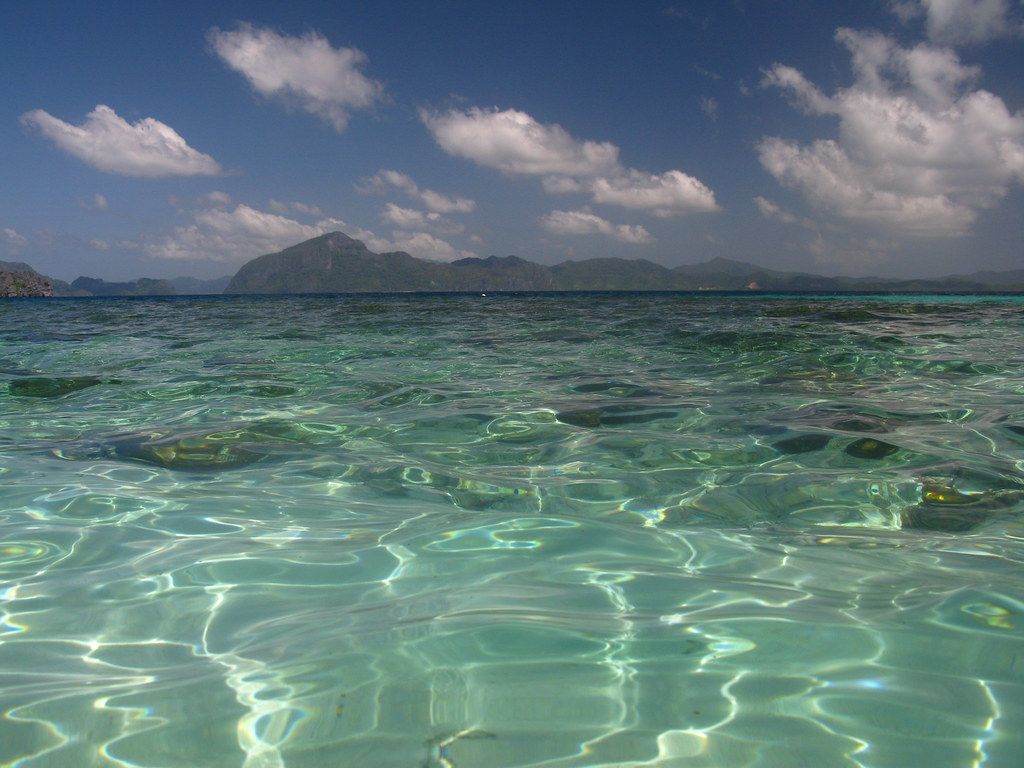 1024x768 Sea, Beach, Turquoise Water, Palawan, Philippines, Asia, M