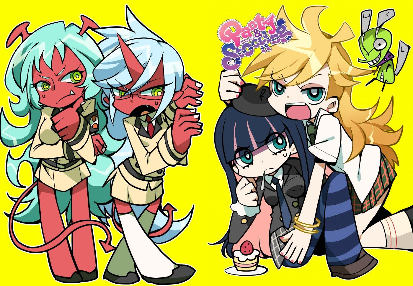 1399x970 Panty & Stocking With Garterbelt Wallpaper