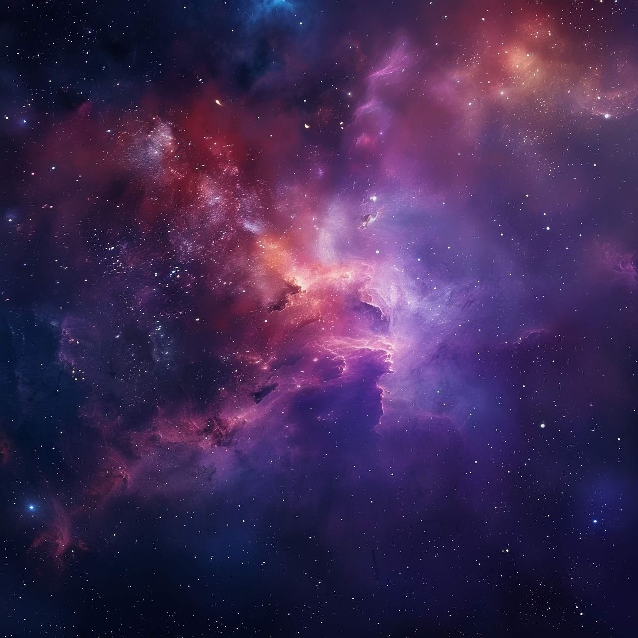 1280x1280 Download Ai Generated Space Galaxy. Royalty Free Stock Illustration Image