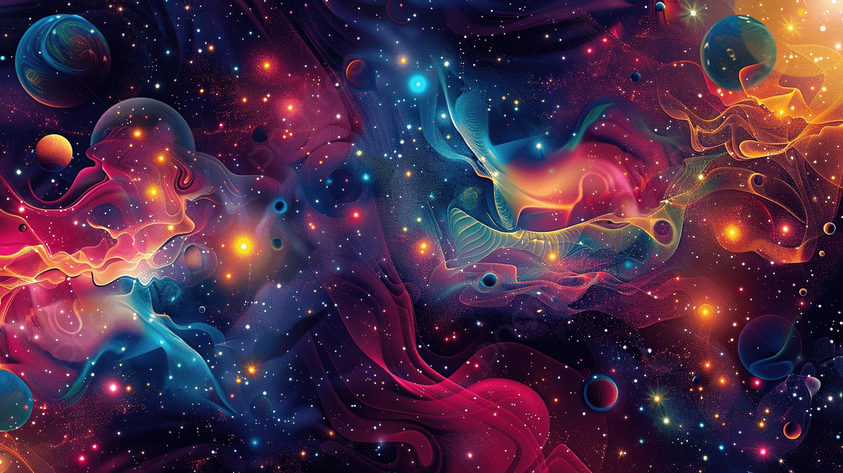 1200x673 Ai Generated Endless Universe With Bright Objects And Colorful Stars Abstract Background, Universe, Galaxy, Star Background Image And Wallpaper for Free Download