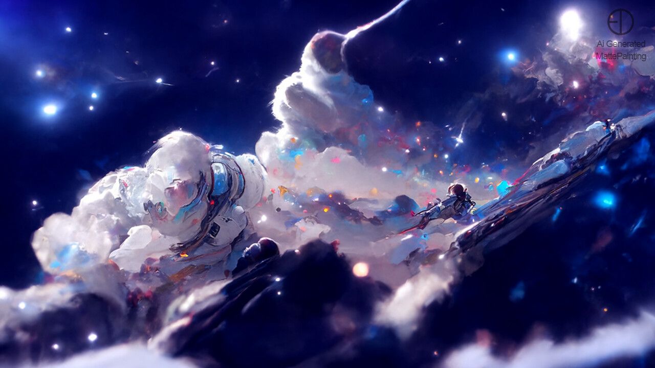 1280x720 Ai Generated MattePainting : Galaxy N187