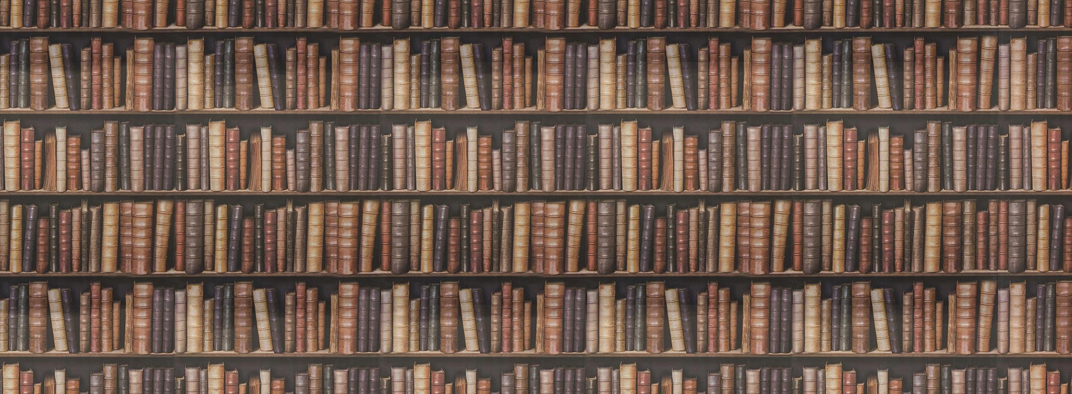 2160x795 Book Shelf Wallpaper Mural