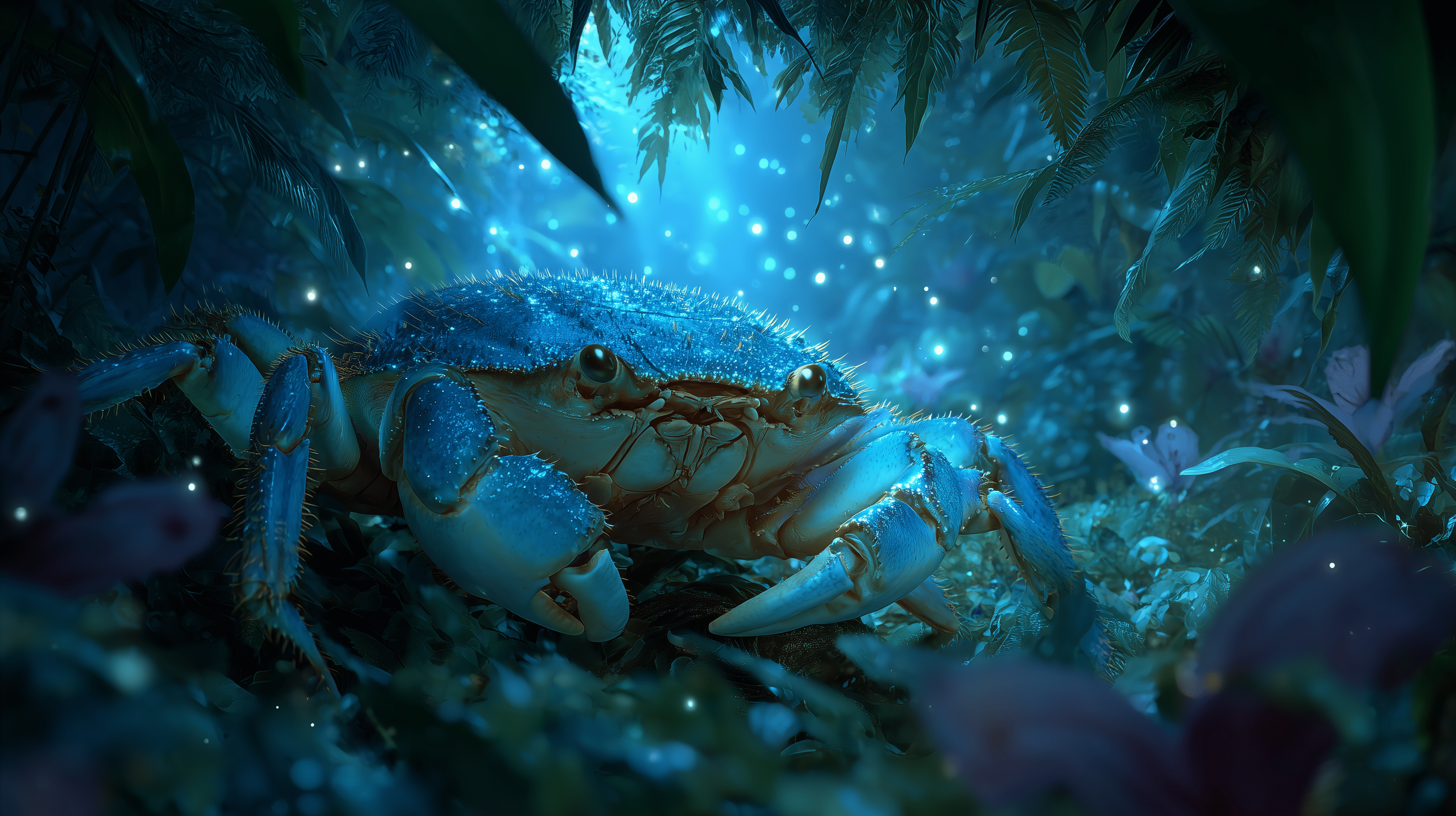 2912x1632 Bioluminescent Cave Crab