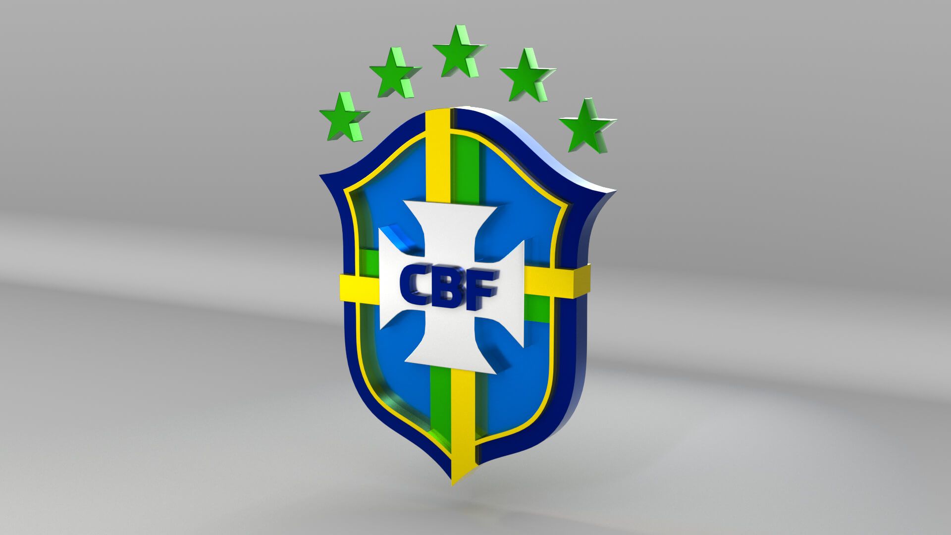 1920x1080 Brazil National Soccer Team Logo