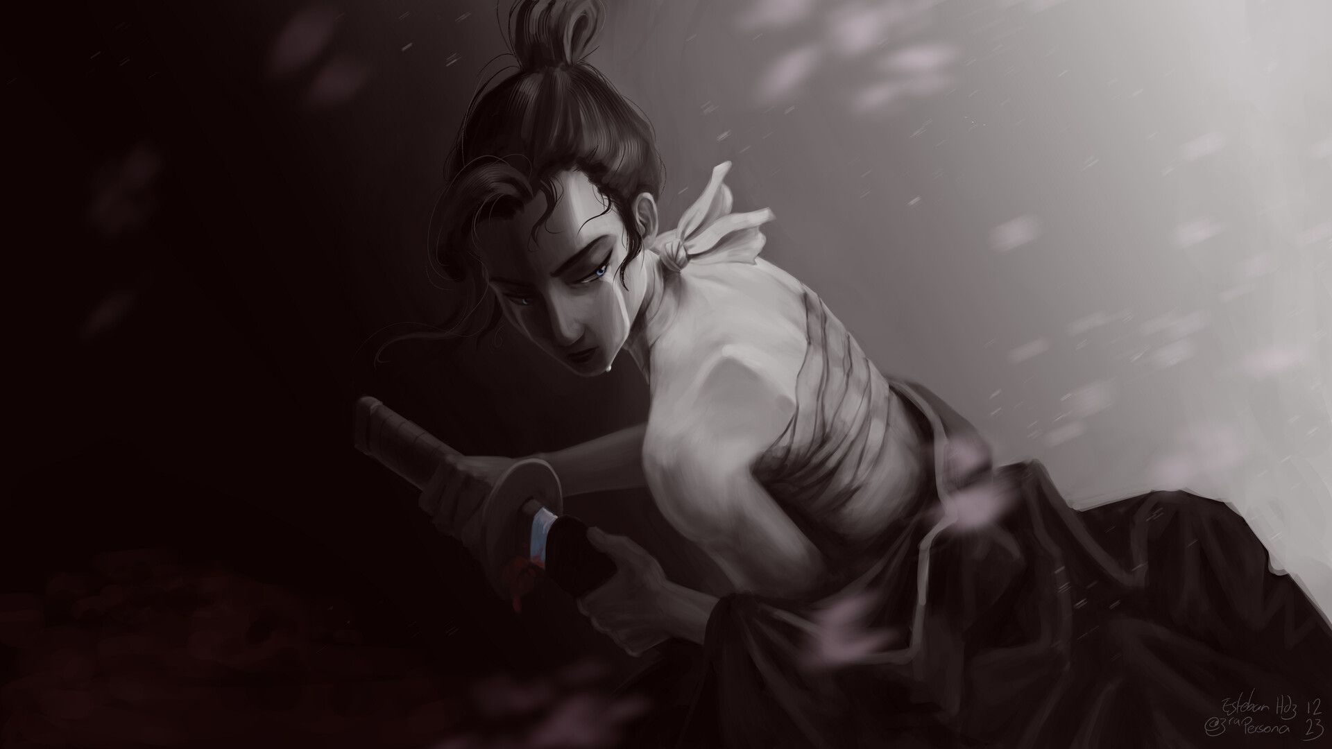 1920x1080 Mizu, from Blue Eye Samurai