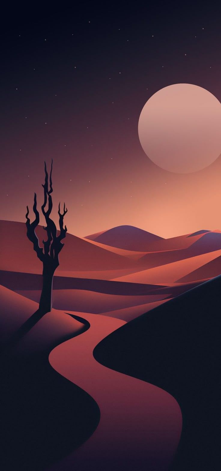 736x1570 Apple wallpaper. Pixel art landscape, Landscape wallpaper, Dark phone wallpaper