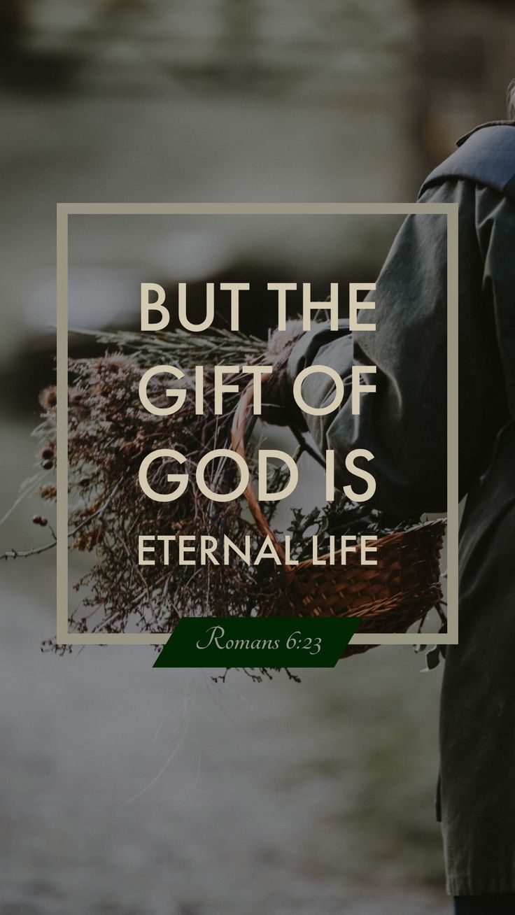 736x1308 Romans 6:23 KJV