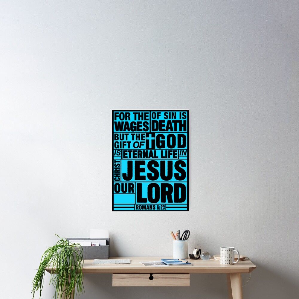 1000x1000 Romans 6:23 Eternal Life Greeting Card