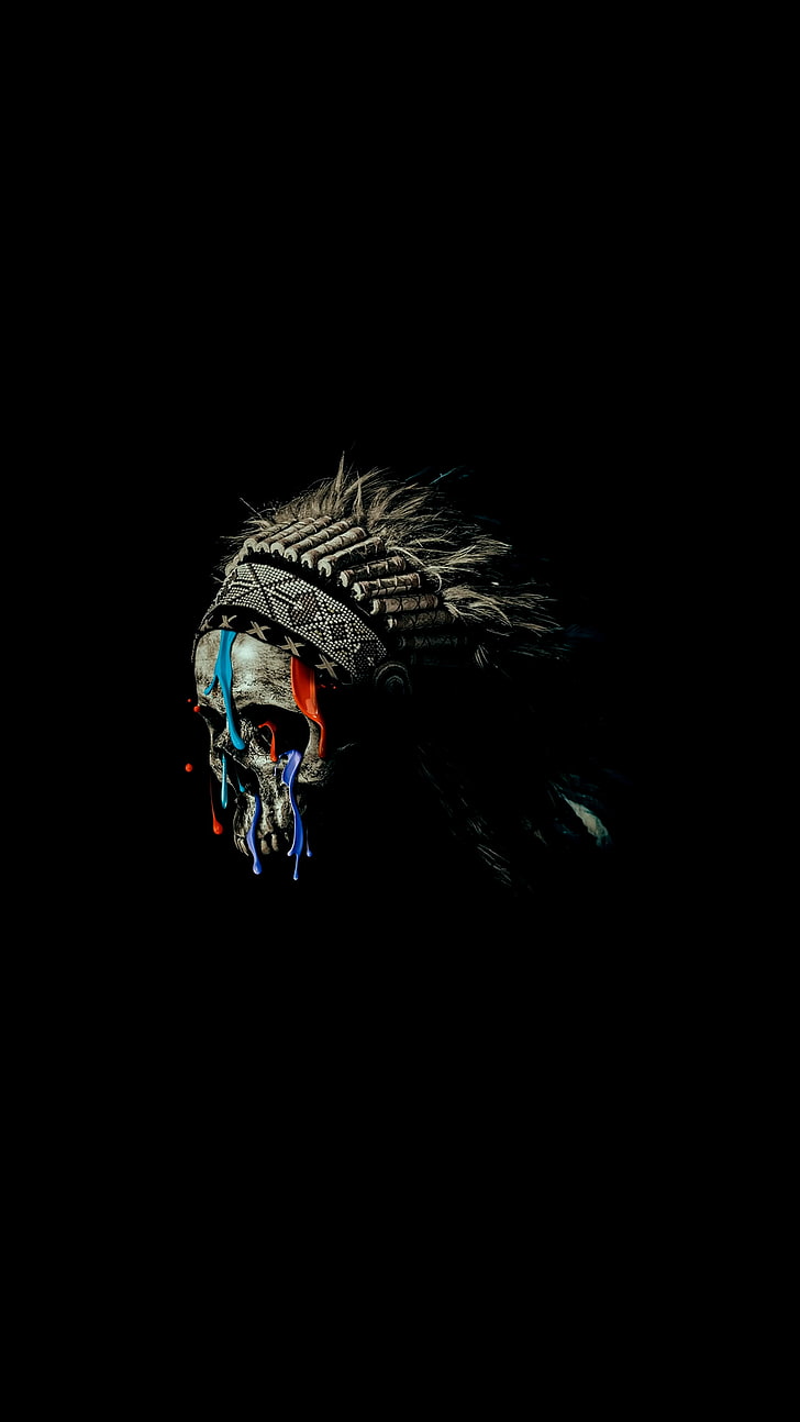 728x1294 HD wallpaper: black background, portrait display, minimalism