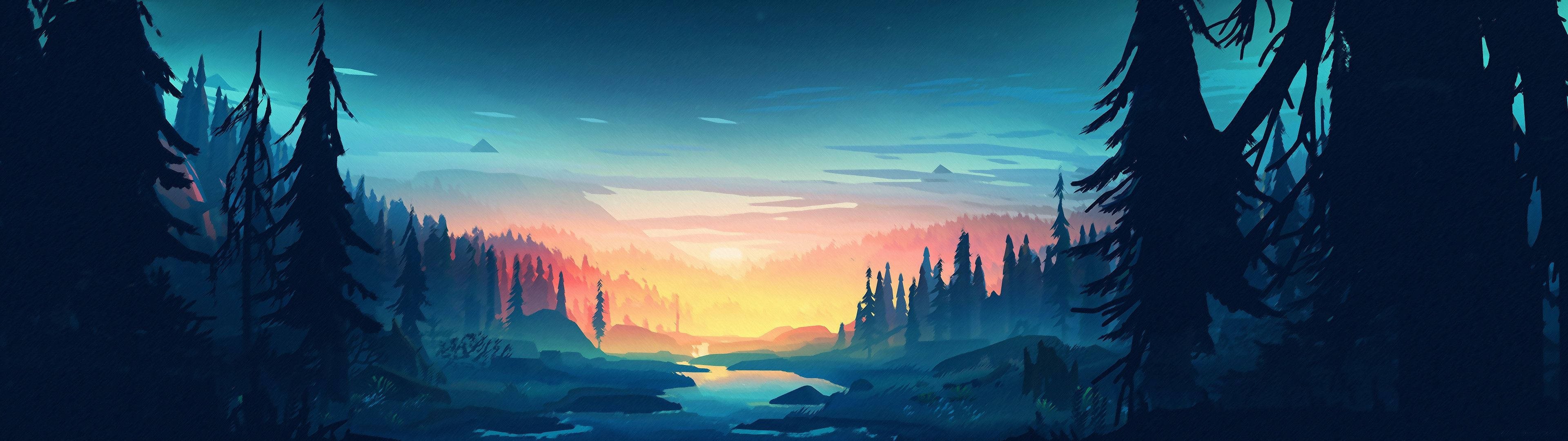 3840x1080 Nature Wallpaper