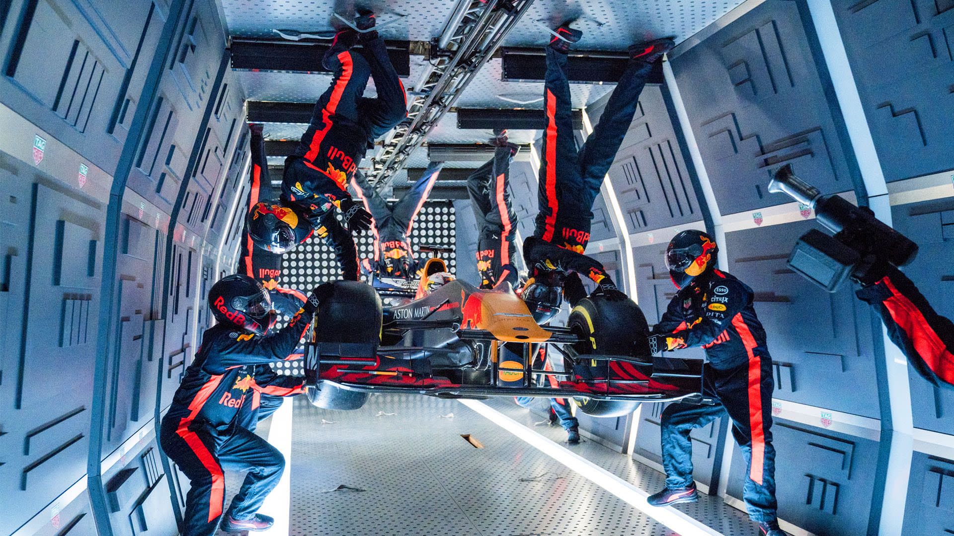 1920x1080 WATCH: Red Bull perform a pit stop in zero gravity. Formula 1®