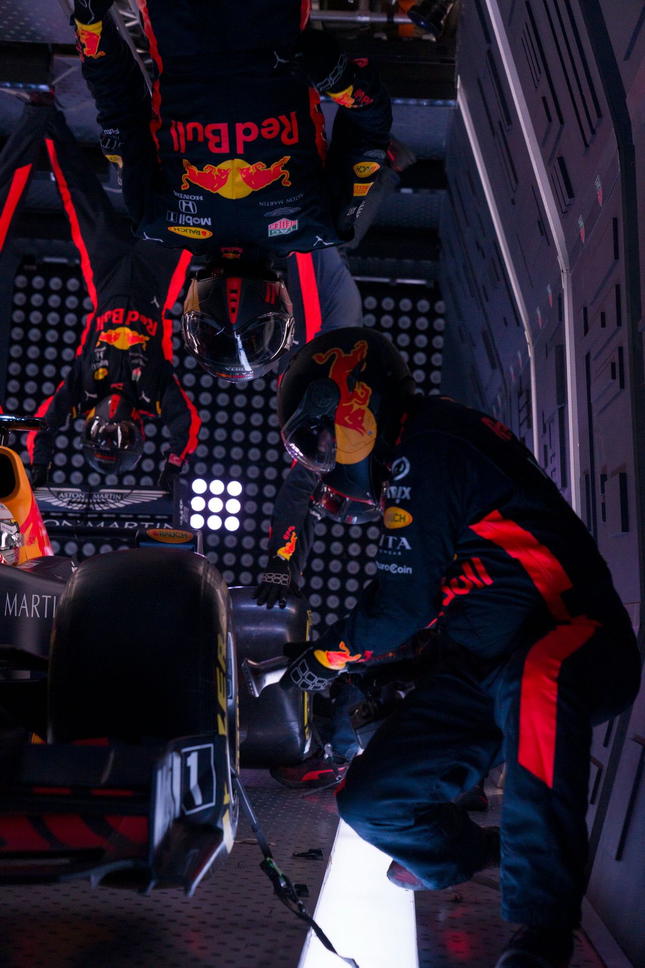 1280x1920 Red Bull Racing Got Bored, So They Performed A Zero Gravity Pit Stop