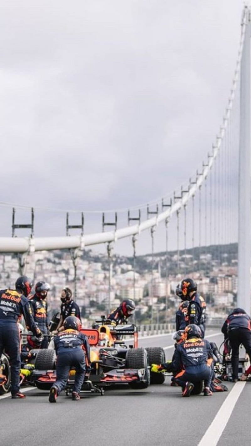 800x1422 Bridging f bull, car, f formula, formule, istanbul, one, racing, red, redbull, HD phone wallpaper