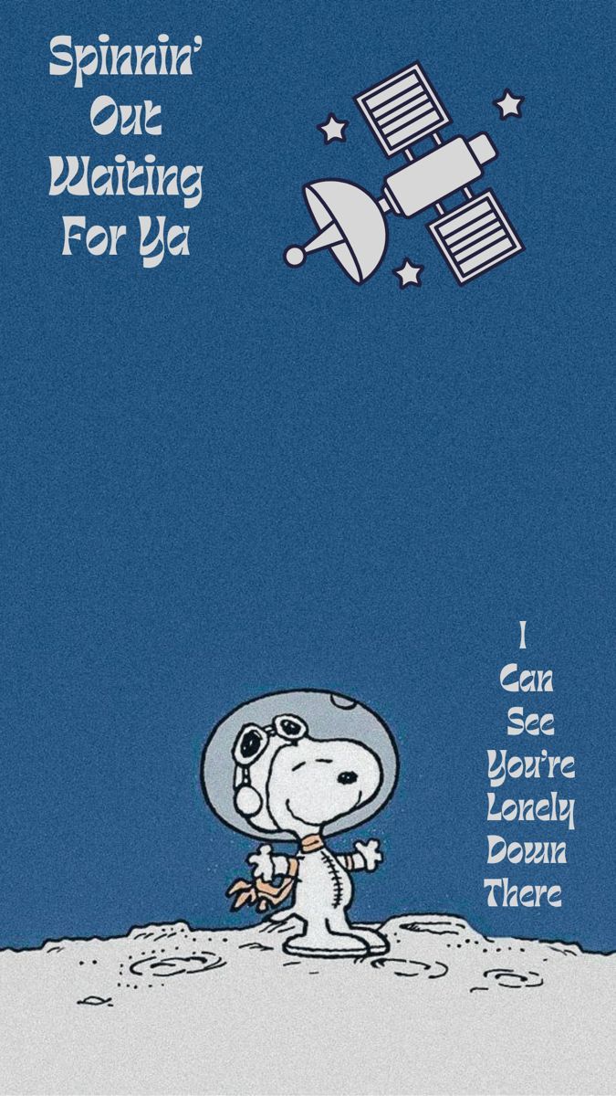 675x1200 Snoopy Satellite Wallpaper