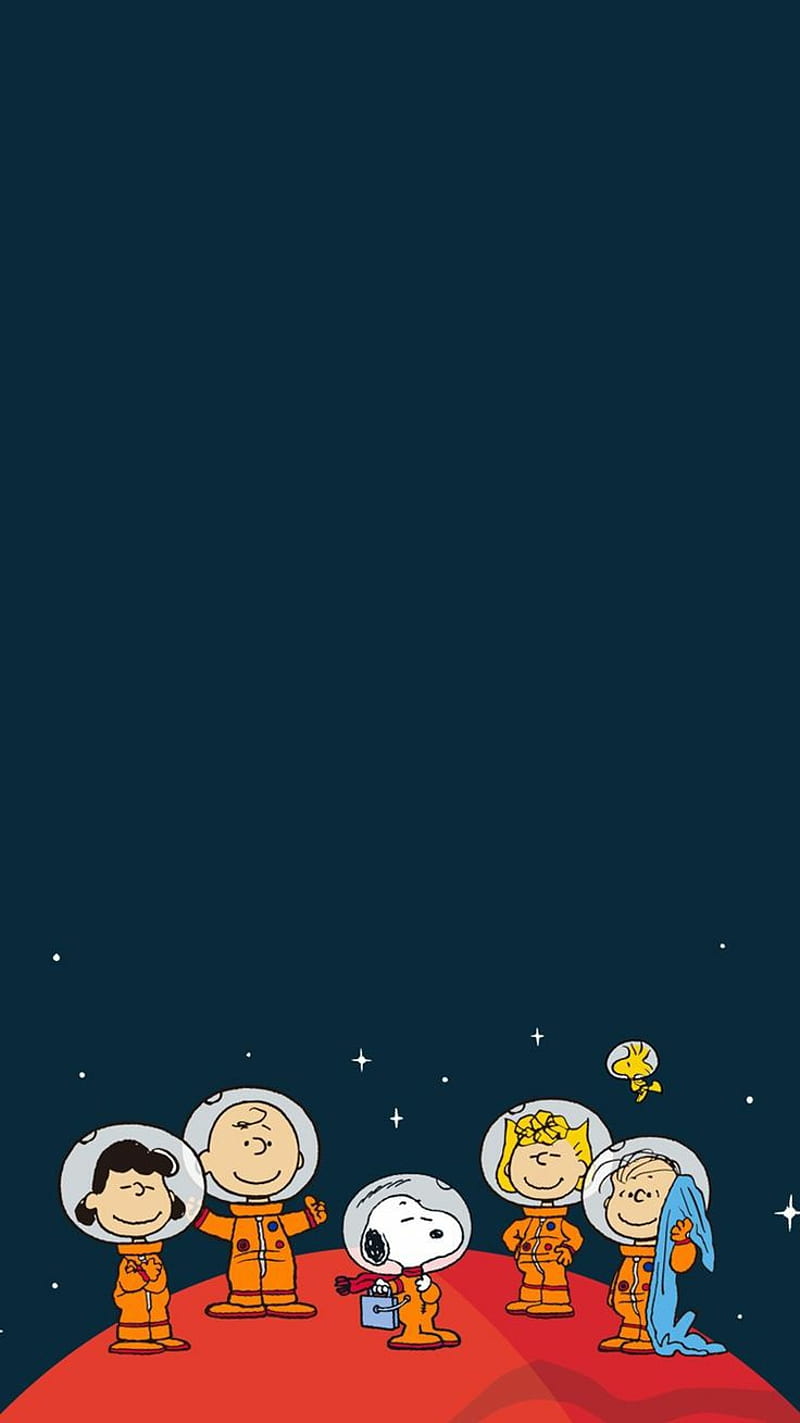 800x1423 HD snoopy in space wallpaper