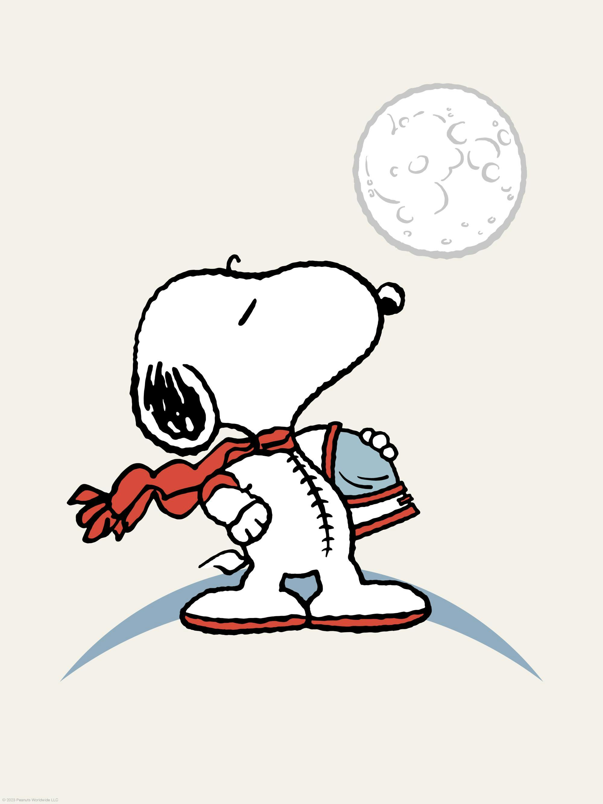 2000x2667 Snoopy the Astronaut Print 20 x 28 in