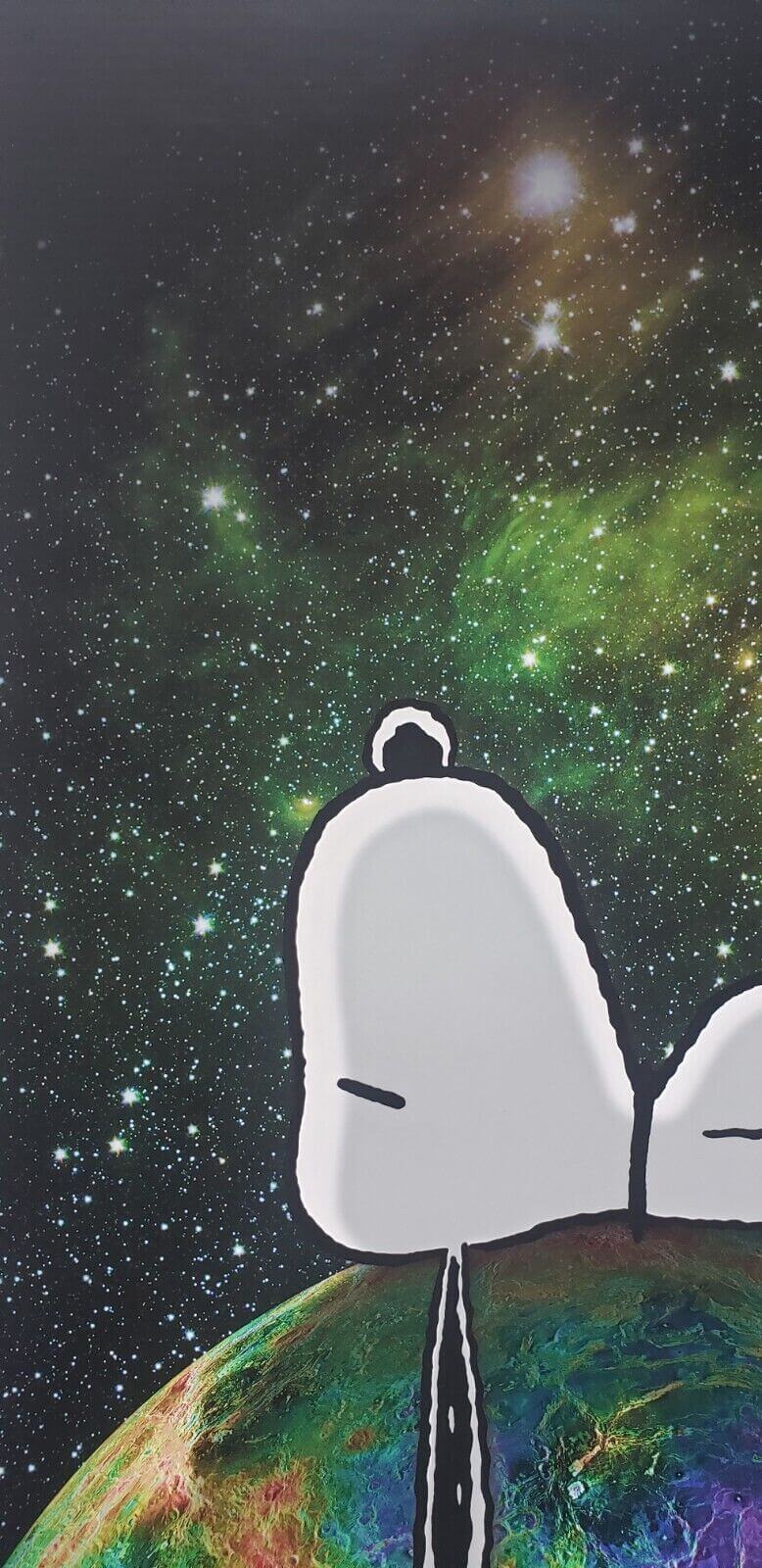 778x1600 Peanuts On Top of the World Fine Art Print